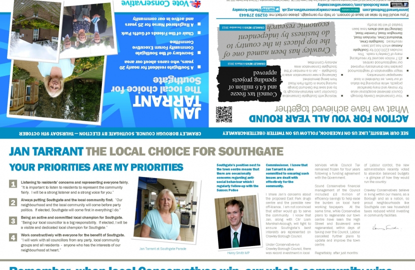 Southgate Election Address Page 1 inverted