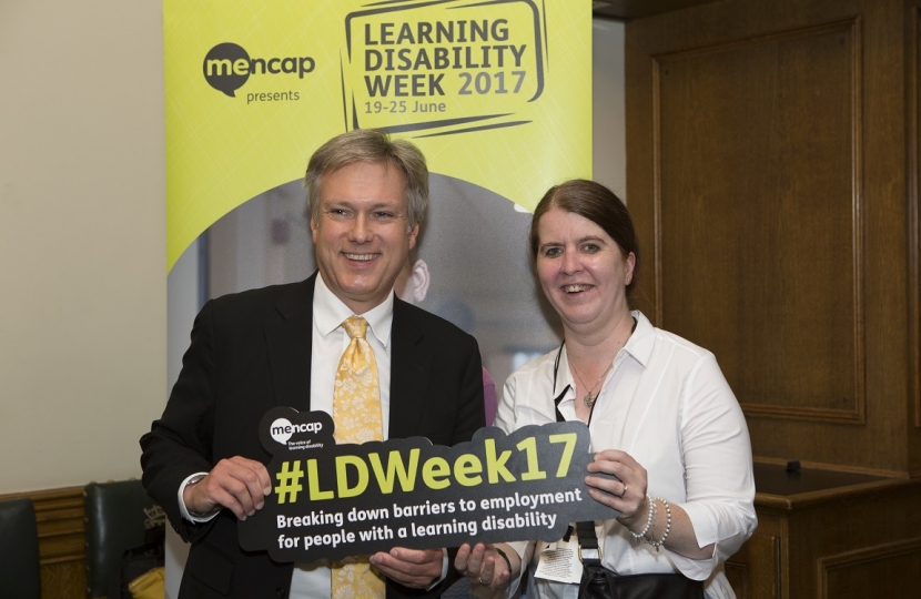 Henry Smith MP joins MENCAP in celebrating Learning Disability Week