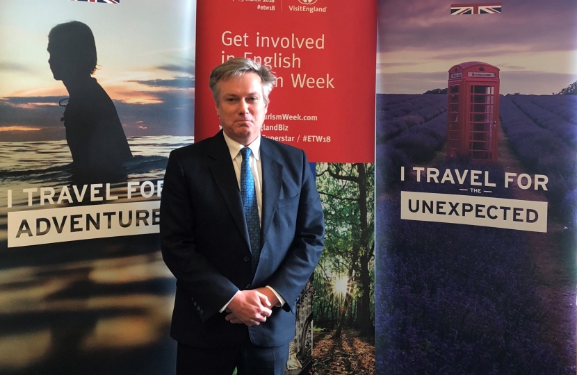 Henry Smith MP joins Visit Britain to promote Tourism in Crawley