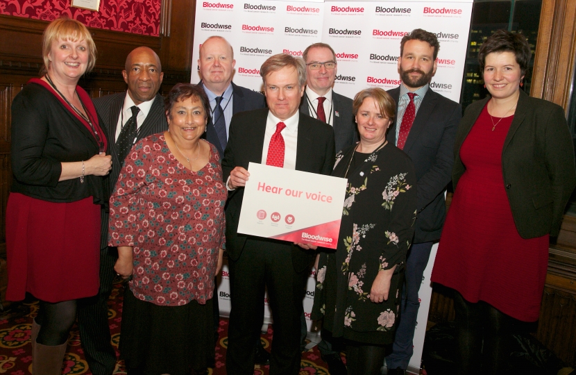 Crawley MP backs Charity Report on Blood Cancer Treatment