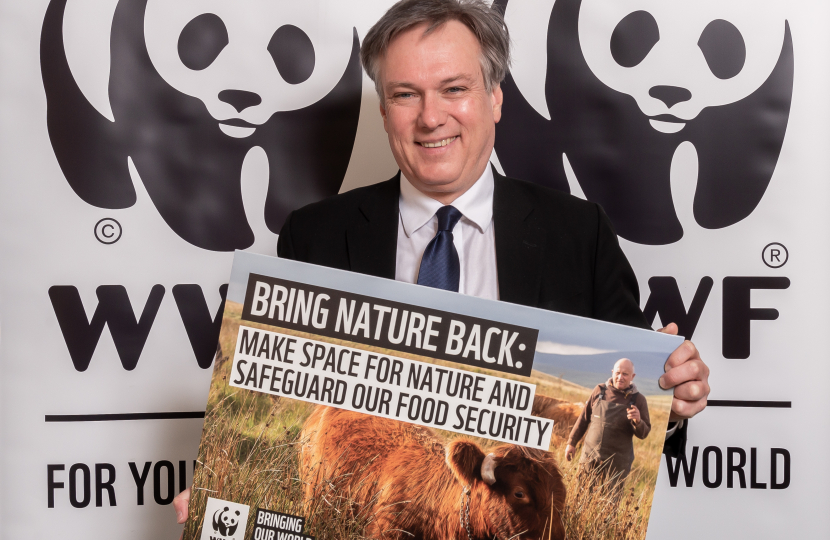 Henry Smith MP hosts WWF in Parliament to mark Earth Hour 2023